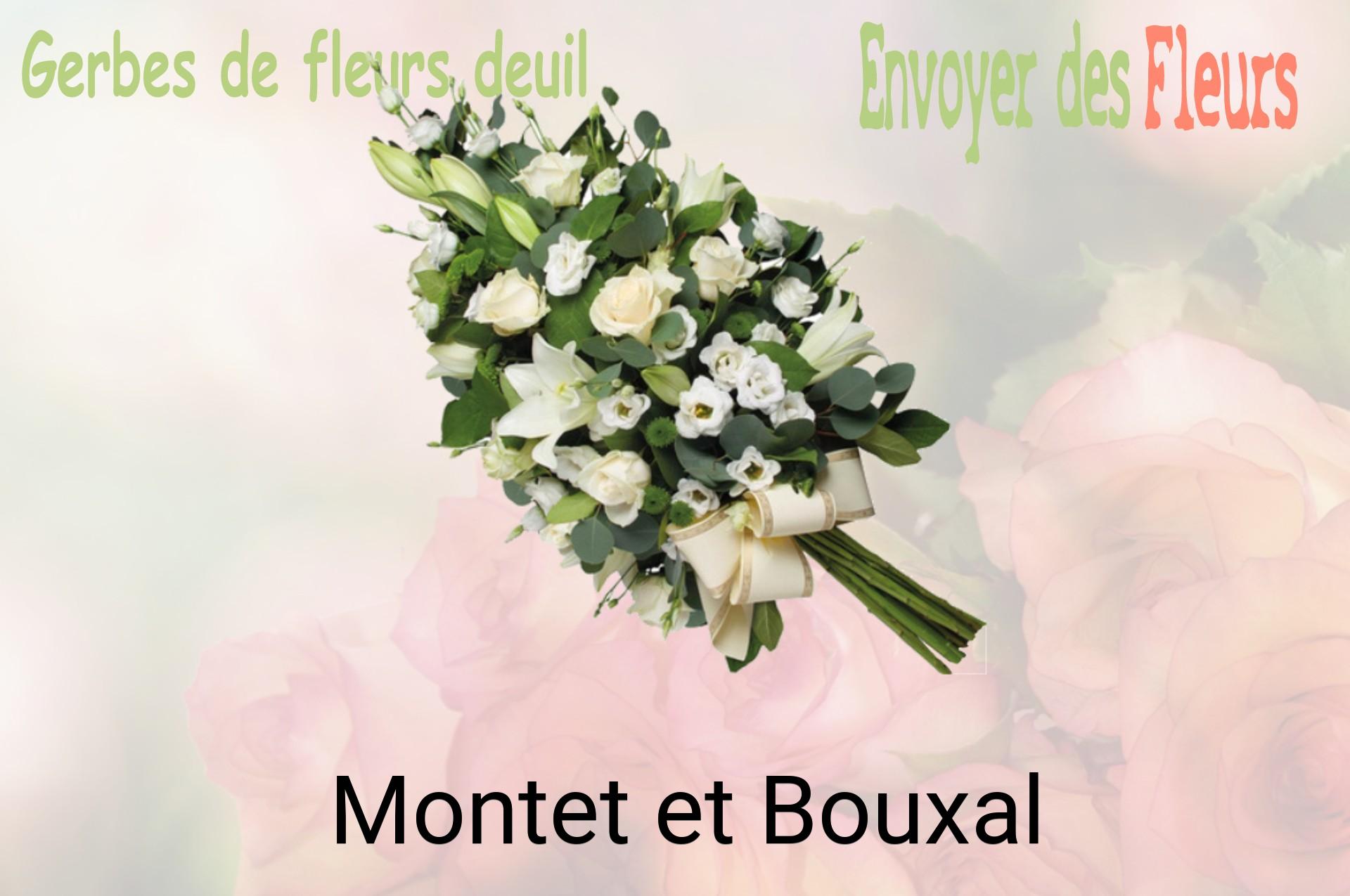 Gerbe de fleurs de deuil livrée à Montet-et-Bouxal